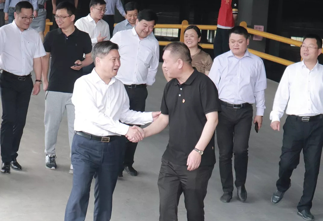 公司新聞丨安吉縣委書記沈銘權一行蒞臨啟德考察